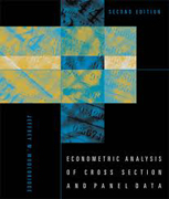 Econometric analysis of cross section and panel data