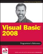 Visual basic 2008 programmer's reference