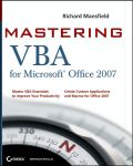 Mastering VBA for Microsoft Office 2007