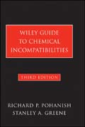 Wiley guide to chemical incompatibilities