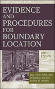 Evidence and procedures for boundary location