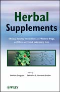 Herbal supplements: efficacy, toxicity, interactions with western drugs, and effects on clinical laboratory tests