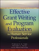 Effective grant writing and program evaluation for human service professionals