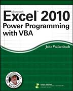 Excel 2010 power programming with VBA