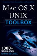 MAC OS X UNIX toolbox: 1000+ commands for the Mac OS X