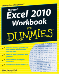 Excel 2010 workbook for dummies