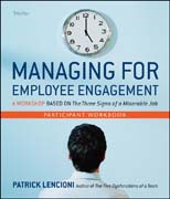 Managing for employee engagement participant workbook