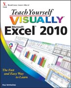 Teach yourself VISUALLY Excel 2010