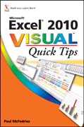 Excel 2010 visual quick tips