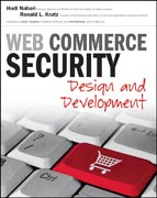 Web commerce security: design and development