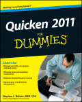 Quicken 2011 for dummies