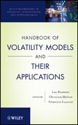 Handbook of volatility models and their applications