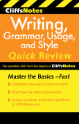 Cliffsnotes writing: grammar, usage, and style quick review