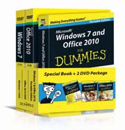 Windows 7 and Office 2010 for dummies