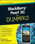 Blackberry Pearl 3G for dummies