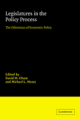 Legislatures in the policy process: the dilemmas of economic policy