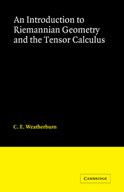 An introduction to Riemannian geometry and the tensor calculus