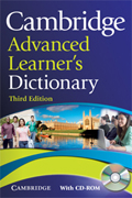 Cambridge advanced learner's dictionary with CD-ROM