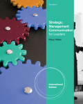 Strategic management communication