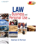 Law for business and personal use