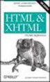 HTML and XHTML pocket reference