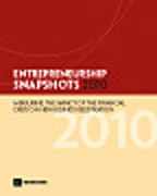 Entrepreneurship snapshots 2010: measuring the impact of the financial crisis on new business registration