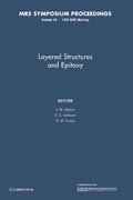 Layered Structures and Epitaxy: Volume 56