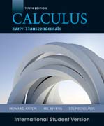 Calculus early transcendentals