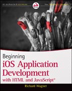 Beginning iOS application development with HTML and javascript