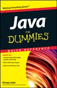 Java for dummies quick reference