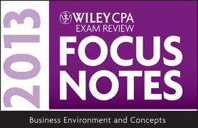 Wiley CPA Examination Review 2013 Focus Notes