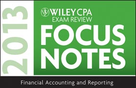 Wiley CPA Examination Review 2013 Focus Notes