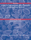 Student Solutions Manual to accompany Functions Modeling Change