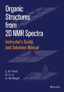 Solutions Manual to Organic Structures from 2D NMR Spectra