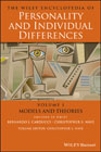 The Wiley Encyclopedia of Personality and Individual Differences, Volume 1: Models and Theories