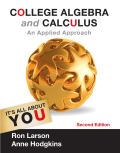 College algebra and calculus: an applied approach