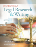 Foundations of legal research and writing