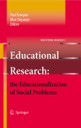 Educational research: the educationalization of social problems