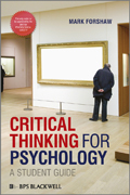 Critical thinking for psychology: a student guide