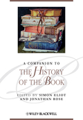 A companion to the history of the book