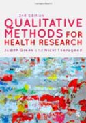 Qualitative Methods for Health Research