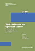 Topics in Matrix and Operator Theory