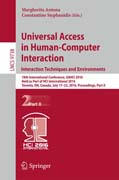 Universal Access in Human-Computer Interaction. Interaction Techniques and Environments