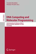 DNA Computing and Molecular Programming