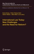 International law today: new challenges and the need for reform?