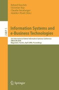 Information systems and e-Business technologies: 2nd International United Information Systems Conference, UNISCON 2008, Klagenfurt, Austria, April 22-25, 2008, Proceedings