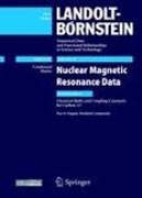 Landolt-Börnstein : numerical data and functionalrelationships in science and technology: Organic metalloid compounds part 6 subvolum NMR data for carbon-13