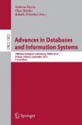 Advances on databases and information systems: 16th East European Conference, ADBIS 2012, Poznan, Poland, September 18-21, 2012, Proceedings