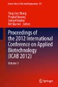 Proceedings of the 2012 International Conference on Applied Biotechnology (ICAB 2012)