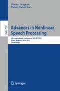 Advances in Nonlinear Speech Processing